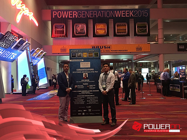 POWERON asiste a la feria de generación eléctrica más grande del mundo POWERGEN 2015, en Las Vegas, USA del 8 al 10 de diciembre.